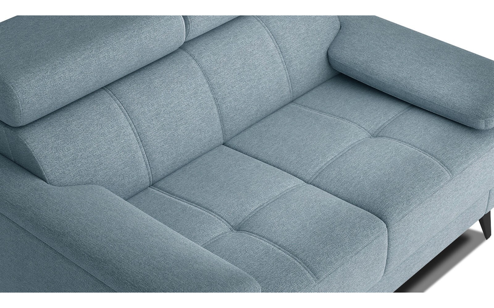 Canapé droit 2 places avec appuis-tête réglables TAUNUS