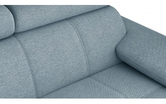 Canapé droit 2 places avec appuis-tête réglables TAUNUS