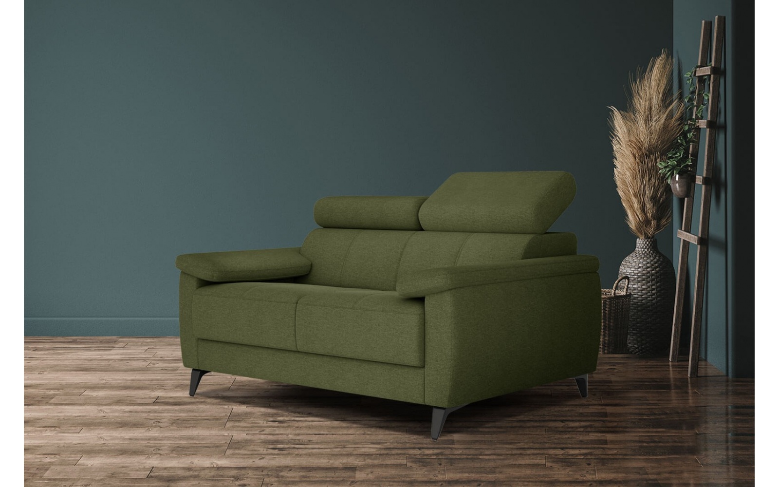 Canapé droit 2 places avec appuis-tête réglables TAUNUS