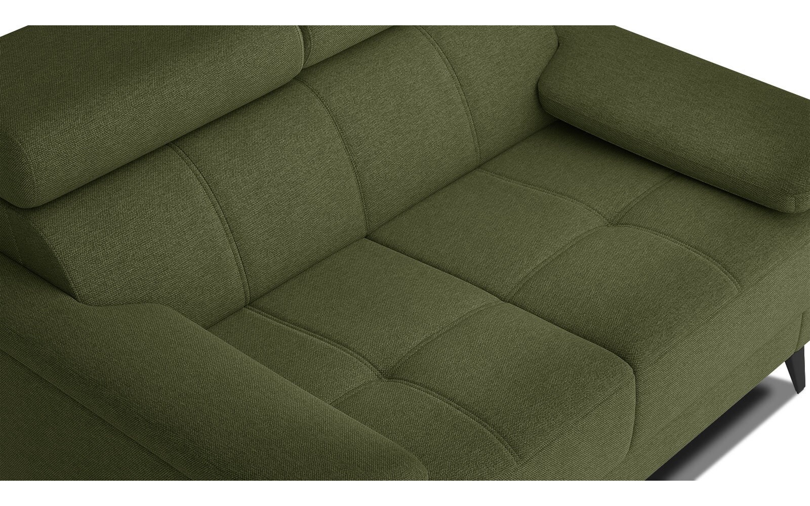 Canapé droit 2 places avec appuis-tête réglables TAUNUS