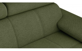 Canapé droit 2 places avec appuis-tête réglables TAUNUS