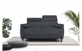 Canapé droit 2 places avec appuis-tête réglables TAUNUS