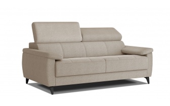 Canapé droit 3 places avec appuis-tête réglables TAUNUS