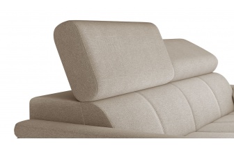 Canapé droit 3 places avec appuis-tête réglables TAUNUS