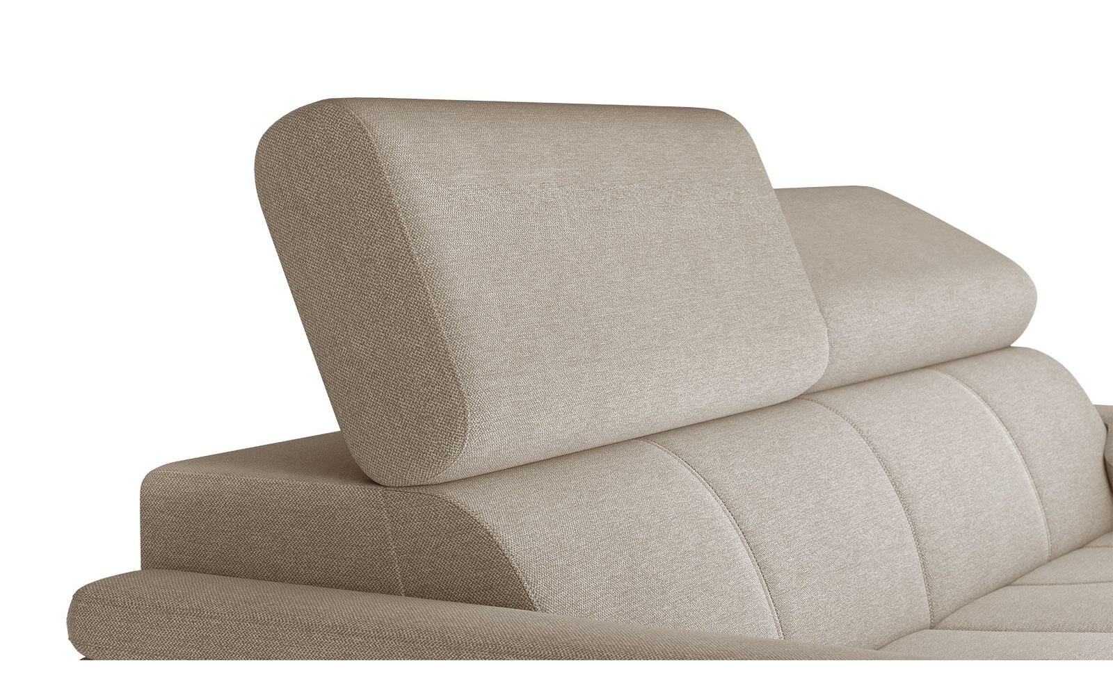 Canapé droit 3 places avec appuis-tête réglables TAUNUS