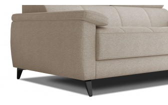 Canapé droit 3 places avec appuis-tête réglables TAUNUS