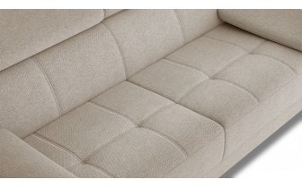 Canapé droit 3 places avec appuis-tête réglables TAUNUS