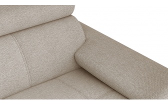 Canapé droit 3 places avec appuis-tête réglables TAUNUS