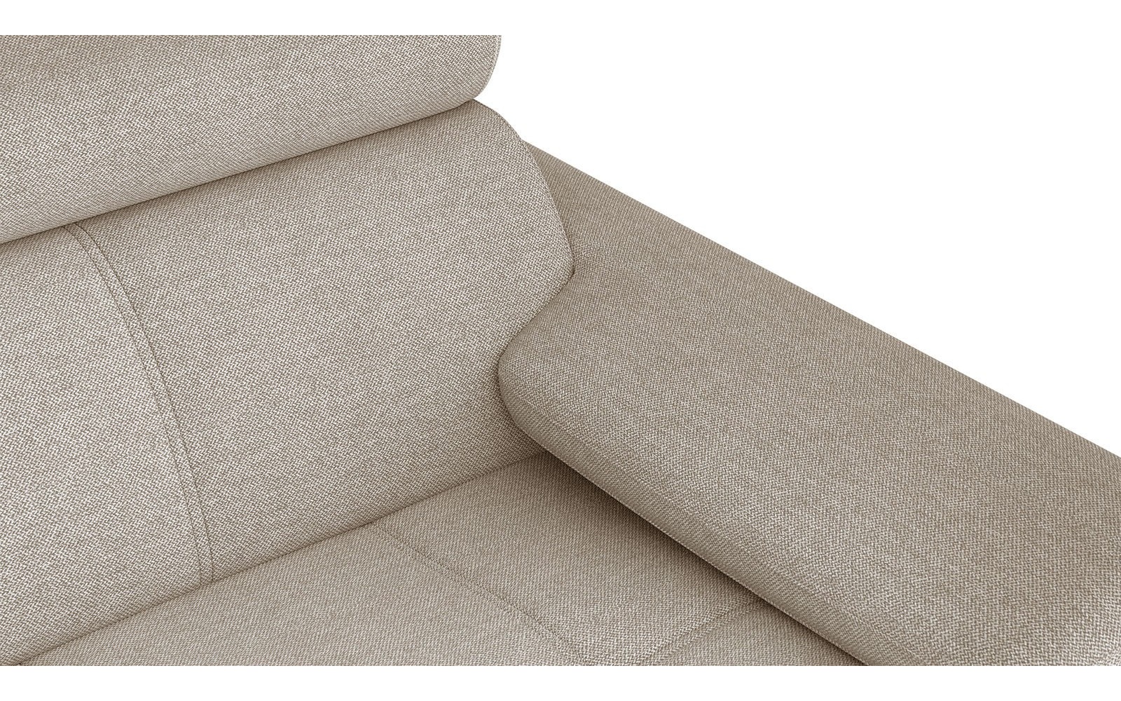 Canapé droit 3 places avec appuis-tête réglables TAUNUS