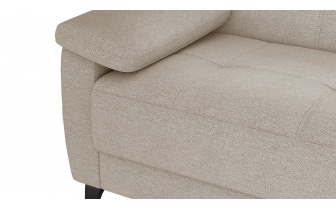 Canapé droit 3 places avec appuis-tête réglables TAUNUS