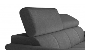 Canapé droit 3 places avec appuis-tête réglables TAUNUS