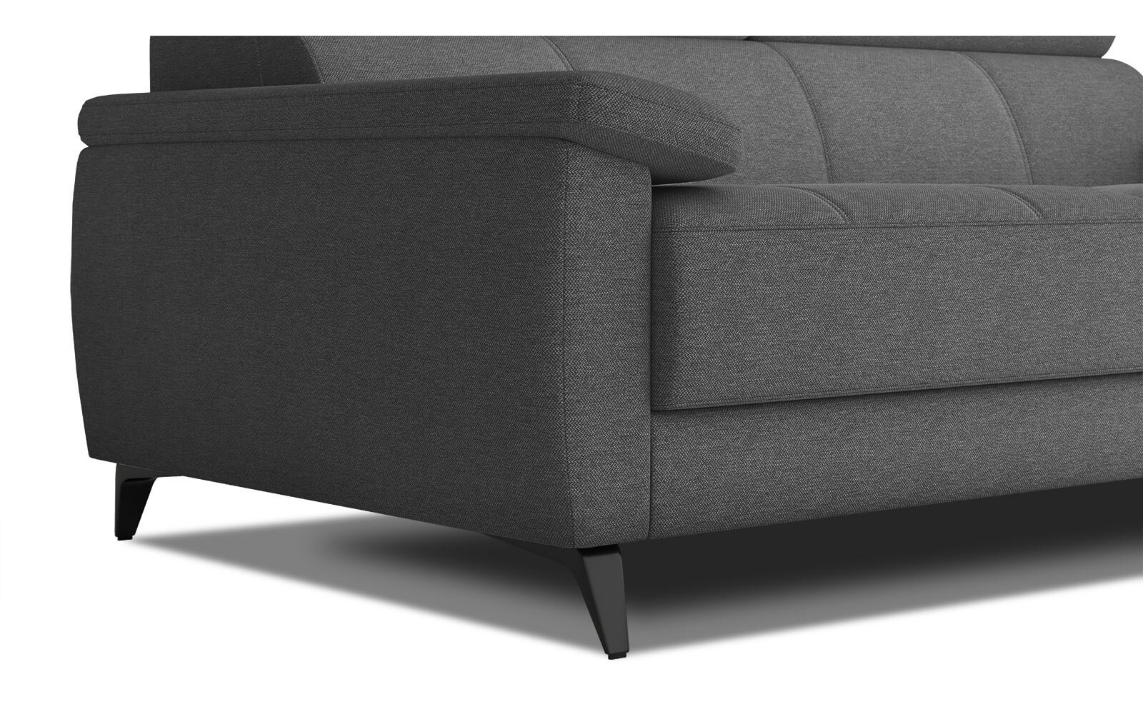 Canapé droit 3 places avec appuis-tête réglables TAUNUS