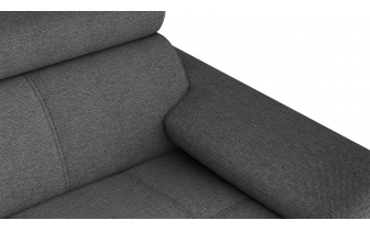 Canapé droit 3 places avec appuis-tête réglables TAUNUS