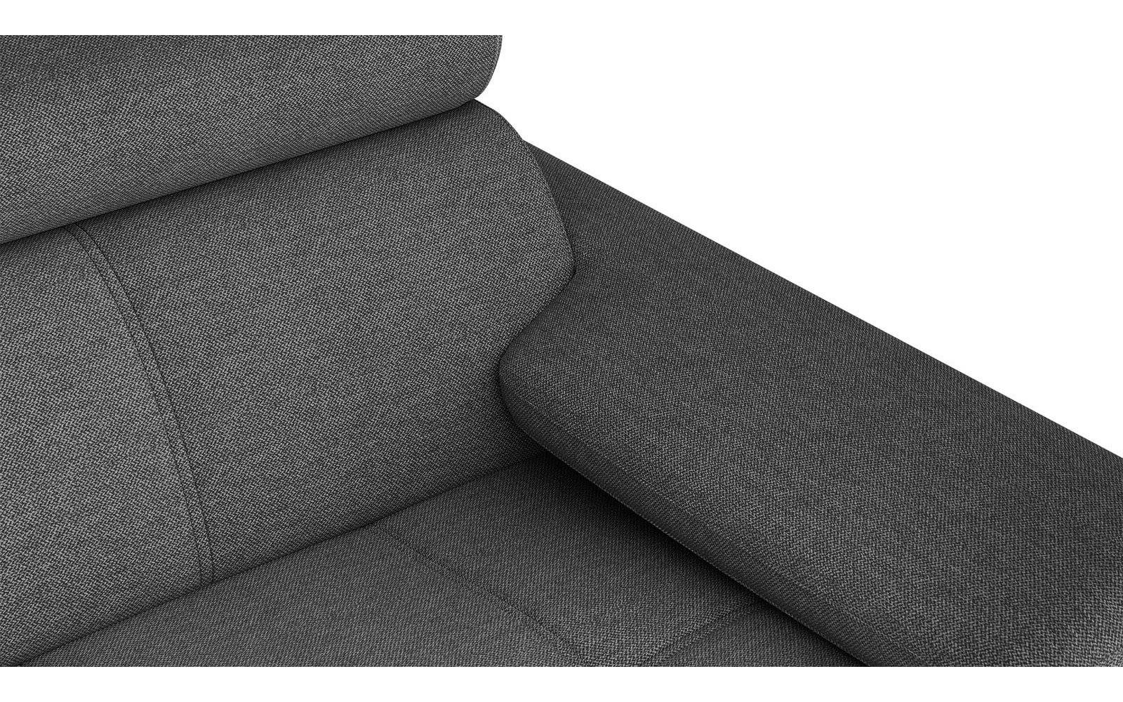 Canapé droit 3 places avec appuis-tête réglables TAUNUS