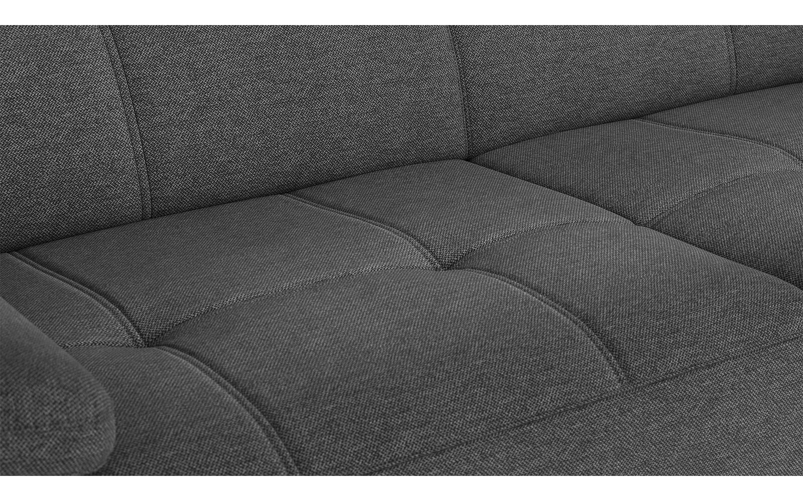 Canapé droit 3 places avec appuis-tête réglables TAUNUS