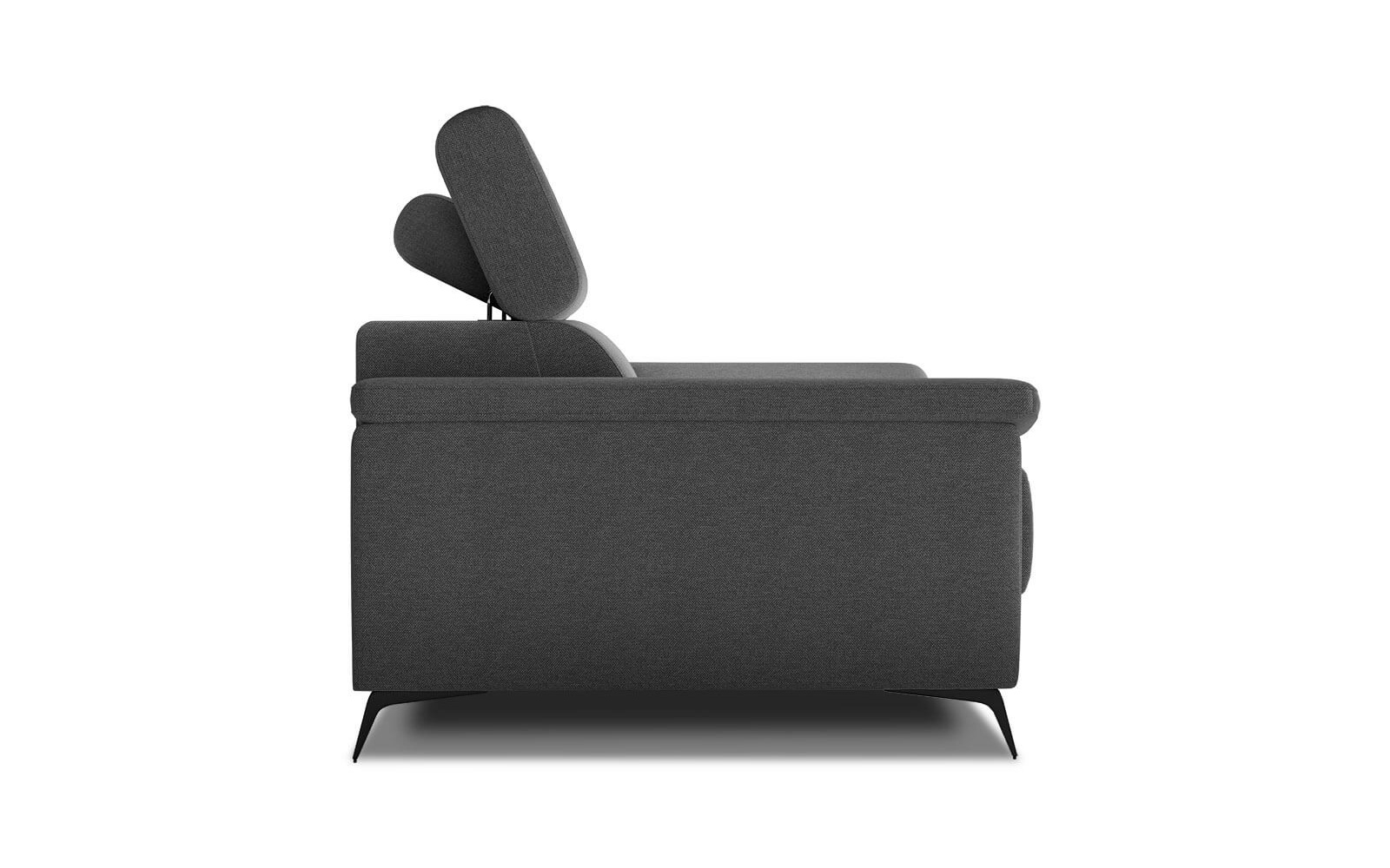 Canapé droit 3 places avec appuis-tête réglables TAUNUS