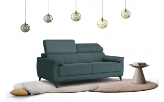 Canapé droit 3 places avec appuis-tête réglables TAUNUS