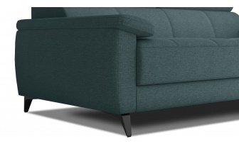 Canapé droit 3 places avec appuis-tête réglables TAUNUS