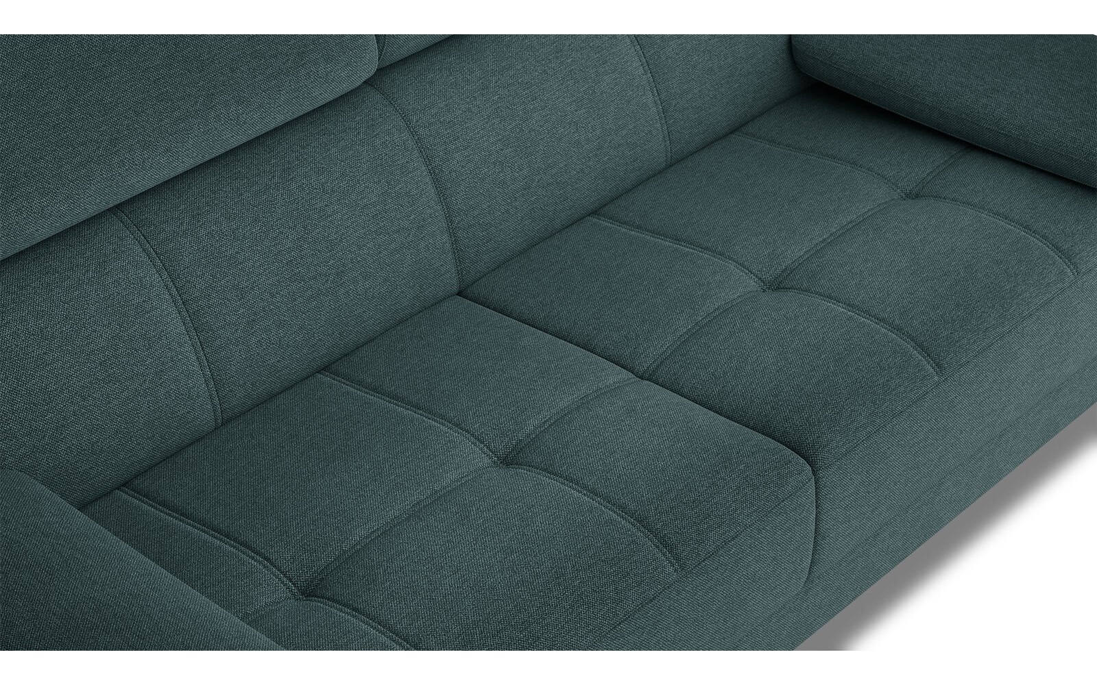 Canapé droit 3 places avec appuis-tête réglables TAUNUS