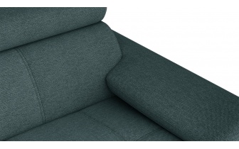 Canapé droit 3 places avec appuis-tête réglables TAUNUS