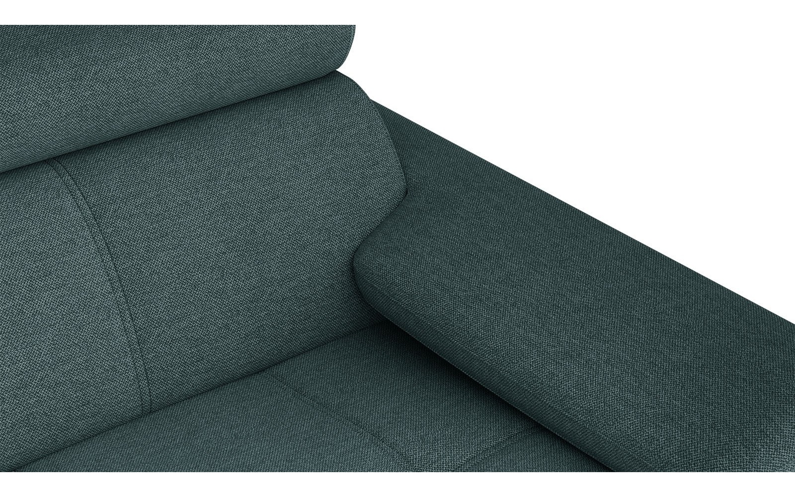 Canapé droit 3 places avec appuis-tête réglables TAUNUS