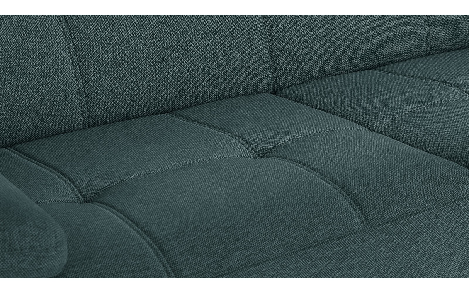 Canapé droit 3 places avec appuis-tête réglables TAUNUS