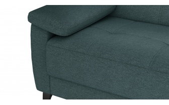 Canapé droit 3 places avec appuis-tête réglables TAUNUS