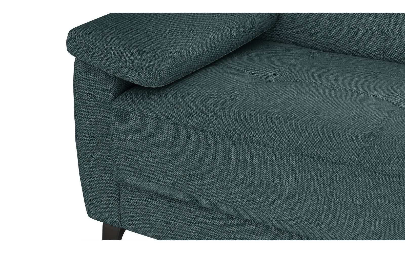 Canapé droit 3 places avec appuis-tête réglables TAUNUS