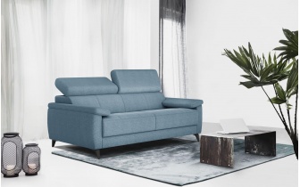 Canapé droit 3 places avec appuis-tête réglables TAUNUS