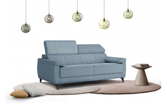 Canapé droit 3 places avec appuis-tête réglables TAUNUS