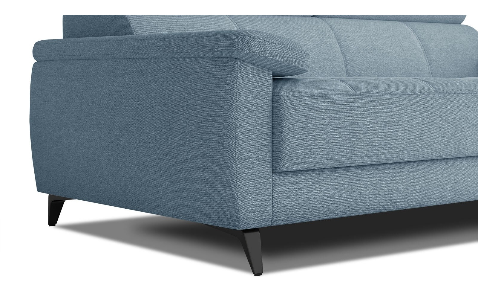 Canapé droit 3 places avec appuis-tête réglables TAUNUS