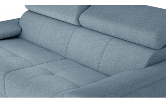 Canapé droit 3 places avec appuis-tête réglables TAUNUS