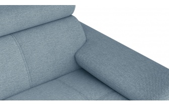 Canapé droit 3 places avec appuis-tête réglables TAUNUS