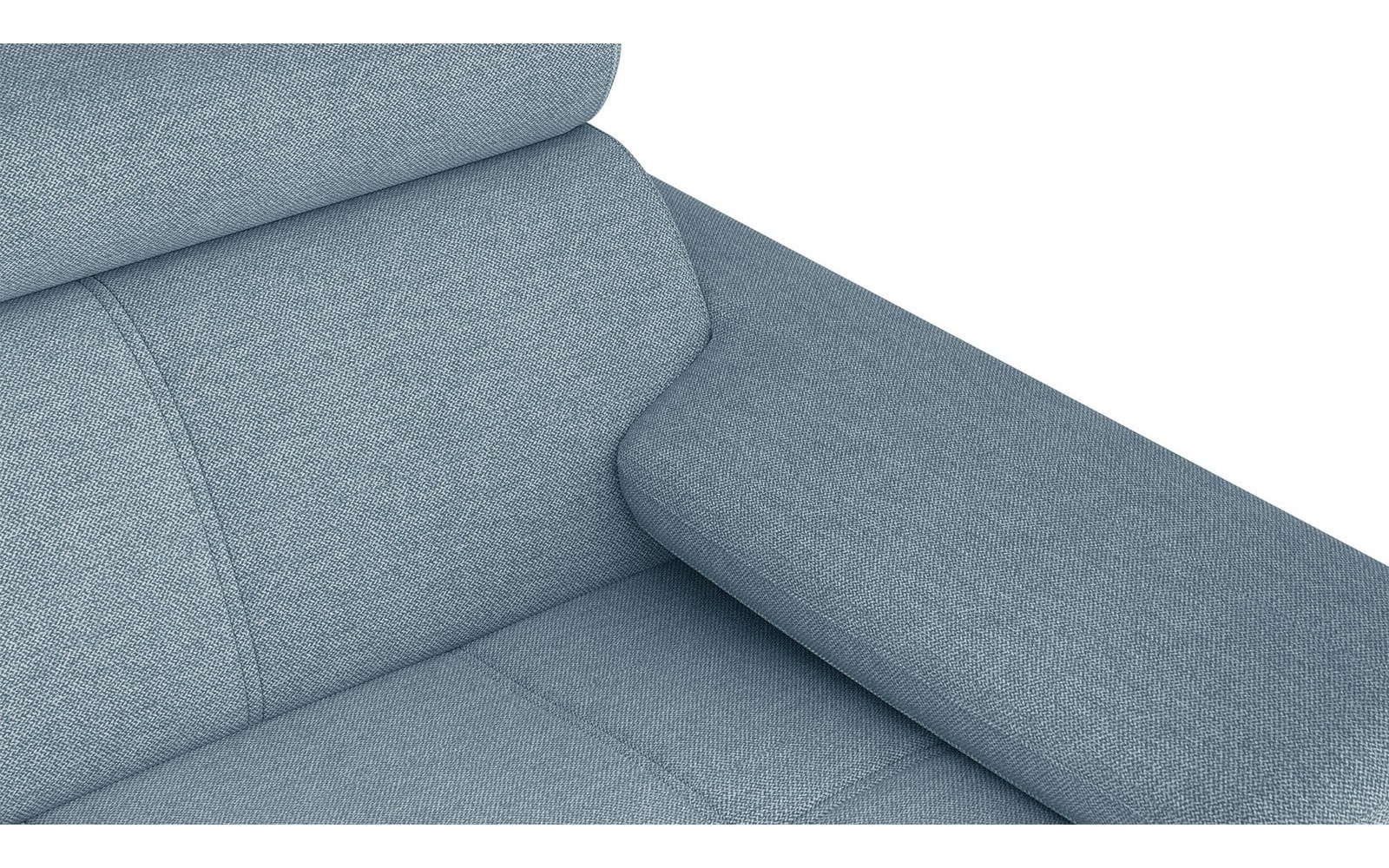 Canapé droit 3 places avec appuis-tête réglables TAUNUS