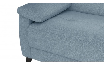 Canapé droit 3 places avec appuis-tête réglables TAUNUS