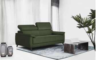 Canapé droit 3 places avec appuis-tête réglables TAUNUS