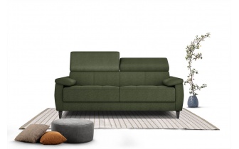 Canapé droit 3 places avec appuis-tête réglables TAUNUS