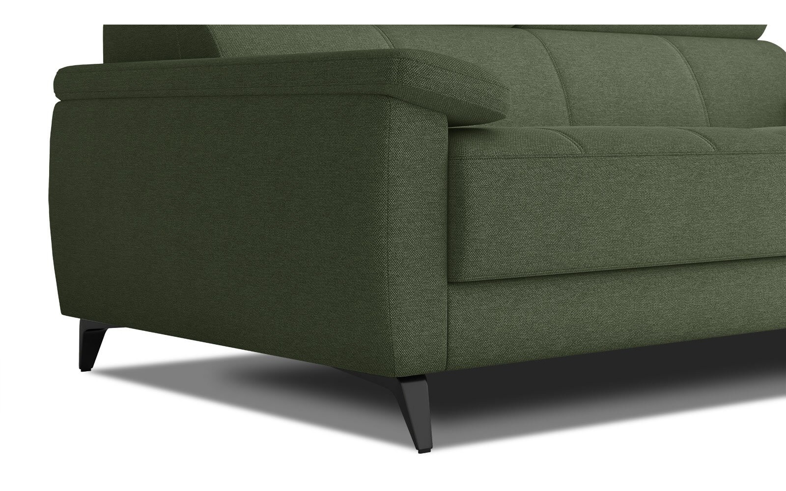 Canapé droit 3 places avec appuis-tête réglables TAUNUS