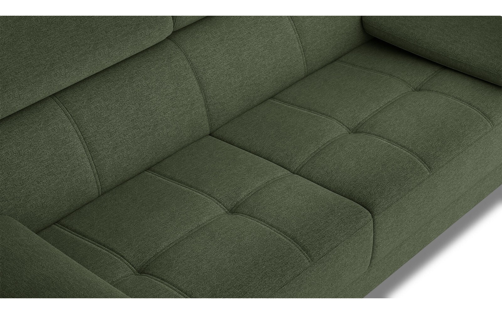 Canapé droit 3 places avec appuis-tête réglables TAUNUS