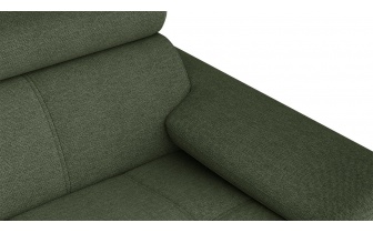 Canapé droit 3 places avec appuis-tête réglables TAUNUS