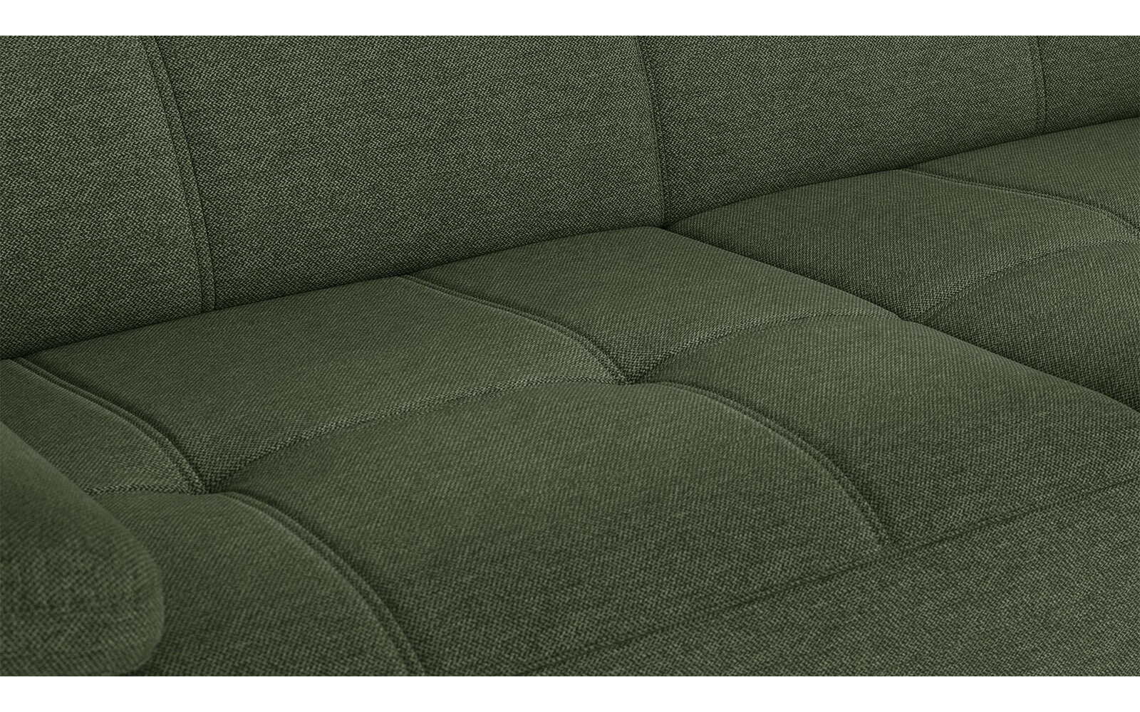 Canapé droit 3 places avec appuis-tête réglables TAUNUS