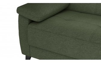 Canapé droit 3 places avec appuis-tête réglables TAUNUS