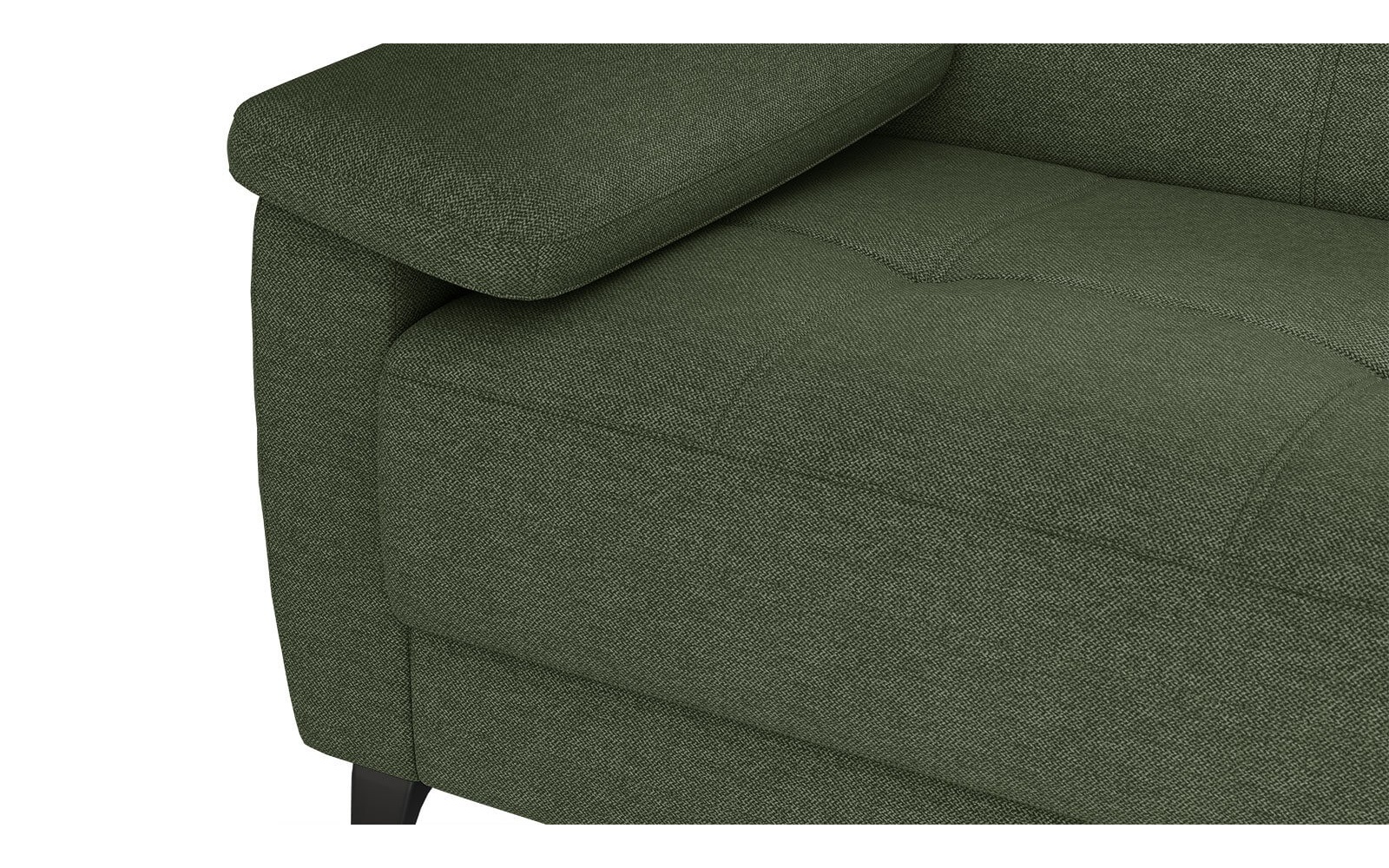 Canapé droit 3 places avec appuis-tête réglables TAUNUS