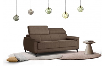 Canapé droit 3 places avec appuis-tête réglables TAUNUS