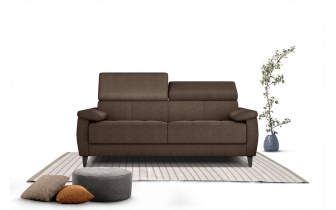 Canapé droit 3 places avec appuis-tête réglables TAUNUS