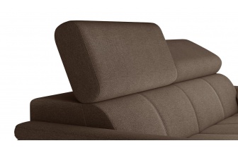 Canapé droit 3 places avec appuis-tête réglables TAUNUS