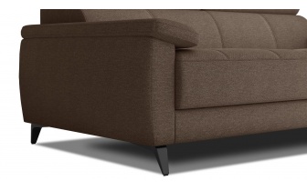 Canapé droit 3 places avec appuis-tête réglables TAUNUS