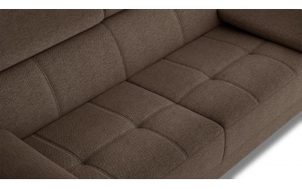 Canapé droit 3 places avec appuis-tête réglables TAUNUS