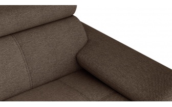 Canapé droit 3 places avec appuis-tête réglables TAUNUS