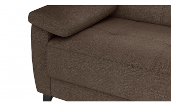 Canapé droit 3 places avec appuis-tête réglables TAUNUS